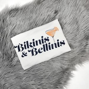 NWT Wildfox Bikinis & Bellinis Please Graphic Tee